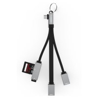 Earldom HUB18C 4in1 Type-C to USB 3.0 / USB 2.0 / SD/TF Kart Dönüştürücü - Siyah