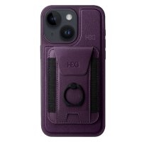 HDD iPhone 14 HBC-228 Havana Magnet Kartvizitli Kapak - Derin Mor