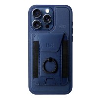 HDD iPhone 14 Pro HBC-228 Havana Magnet Kartvizitli Kapak - Lacivert
