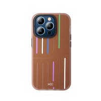 HDD iPhone 14 Pro Max Kılıf HBC-221 Roma Kapak - Kahverengi