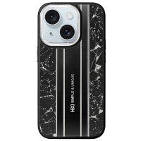 HDD iPhone 15 Kılıf HBC-188 Astra Kapak - Siyah