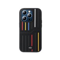HDD iPhone 15 Pro Kılıf HBC-221 Roma Kapak - Siyah