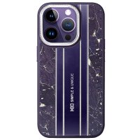 HDD iPhone 15 Pro Max Kılıf HBC-188 Astra Kapak - Derin Mor