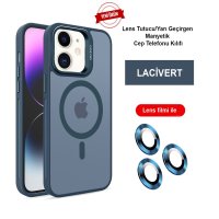 Joko iPhone 11 Kılıf Flet Lens Magsafe Kapak - Lacivert