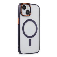 Joko iPhone 14 Crown Lens Standlı Magsafe Kapak - Derin Mor