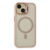 Joko iPhone 14 Kılıf Roblox Lens Magsafe Standlı Kapak - Pudra