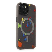 Joko iPhone 15 Colorful Magsafe Kapak - Titan Gri