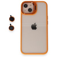 Joko iPhone 15 Kılıf Roblox Lens Standlı Kapak - Turuncu