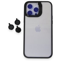 Joko iPhone 15 Pro Kılıf Roblox Lens Standlı Kapak - Siyah