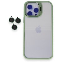 Joko iPhone 15 Pro Kılıf Roblox Lens Standlı Kapak - Yeşil