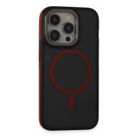 Joko iPhone 15 Pro Rocky Magsafe Kapak - Siyah-Kırmızı
