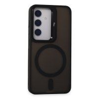 Joko Samsung Galaxy S24 Flet Lens Magsafe Kapak - Siyah