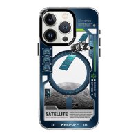Keep Off iPhone 15 Pro Aerospace Magsafe Kapak - Satellite