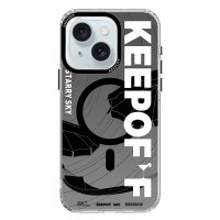 Keep Off iPhone 15 Summer Travel Magsafe Kapak - Starry Night