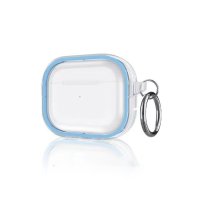 Movenchy Airpods Pro 2 (2.nesil) Shiny Şeffaf Kılıf - Sierra Blue