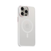Movenchy iPhone 14 Pro Max Kılıf Radyant Magsafe Kapak - Beyaz