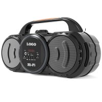 Newface ABS-4202 Kumandalı RGB FM Kablosuz Hoparlör - Siyah