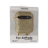 Newface Airpods 2 (2.nesil) Spell Simli Kılıf - Gold