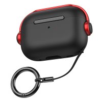 Newface Airpods Pro 2 (2.nesil) Cool Kılıf - Siyah-Kırmızı
