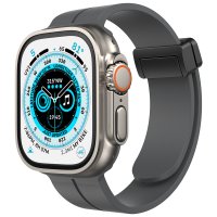 Newface Apple Watch 38mm KR412 Elegance Stylısh Kordon - Füme