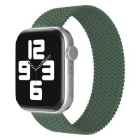 Newface Apple Watch 41mm Ayarlı Solo Silikon Kordon - Haki Yeşil