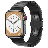 Newface Apple Watch 40mm KR413 Fine Steel Kordon - Siyah