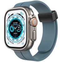 Newface Apple Watch 41mm KR412 Elegance Stylısh Kordon - Mavi