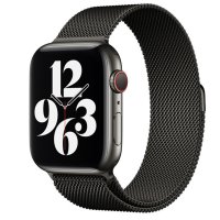 Newface Apple Watch 41mm Metal Mıknatıslı Kordon - Siyah