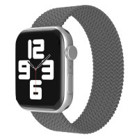 Newface Apple Watch Ultra 49mm Ayarlı Solo Silikon Kordon - Gri