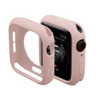Newface Apple Watch 42mm Silikon Alt Kasa - Pudra