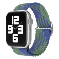Newface Apple Watch 42mm Star Kordon - Yeşil-Lacivert