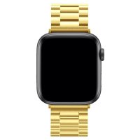 Newface Apple Watch 45mm Metal Baklalı Kordon - Gold