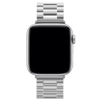 Newface Apple Watch 45mm Metal Baklalı Kordon - Gümüş