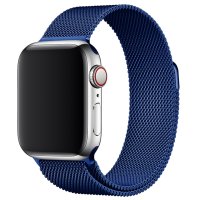 Newface Apple Watch 45mm Metal Mıknatıslı Kordon - Mavi