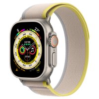 Newface Apple Watch Ultra 49mm Trail Kordon - Sarı-Bej