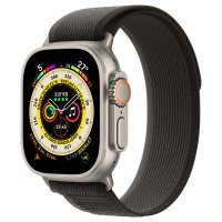 Newface Apple Watch 38mm Trail Kordon - Siyah-Gri