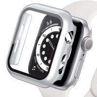 Newface Apple Watch Ultra 49mm Camlı Kasa Ekran Koruyucu - Gümüş