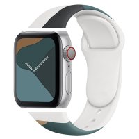 Newface Apple Watch 40mm KR407 Kamuflaj Silikon Kordon - Desen 4