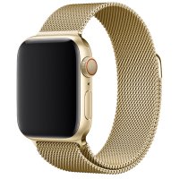 Newface Apple Watch Ultra 49mm Metal Mıknatıslı Kordon - Gold
