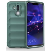Newface Huawei Mate 20 Lite Kılıf Optimum Silikon - Koyu Yeşil