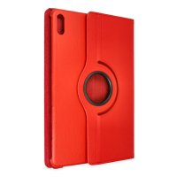 Newface Huawei MatePad 11 10.9 Kılıf 360 Tablet Deri Kılıf - Kırmızı