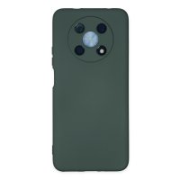 Newface Huawei Nova Y90 Kılıf Nano içi Kadife Silikon - Koyu Yeşil