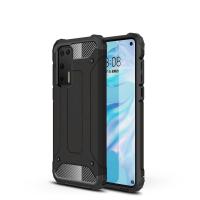 Newface Huawei P40 Kılıf Tank Silikon Kapak - Siyah