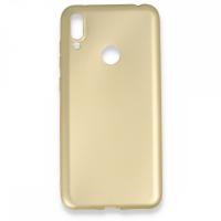 Newface Huawei Y7 2019 Kılıf First Silikon - Gold