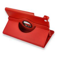 Newface iPad Mini 1 Kılıf 360 Tablet Deri Kılıf - Kırmızı