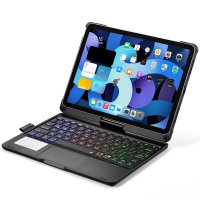 Newface iPad Pro 11 (2020) Kılıf Magic Dönen Klavyeli Tablet Kılıf - Siyah