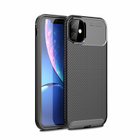 Newface iPhone 11 Kılıf Focus Karbon Silikon - Siyah