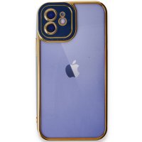 Newface iPhone 11 Kılıf Liva Lens Silikon - Mavi