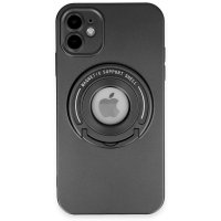Newface iPhone 11 Kılıf Lukka Magneticsafe Kapak - Siyah