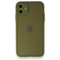 Newface iPhone 11 Kılıf Montreal Silikon Kapak - Açık Yeşil